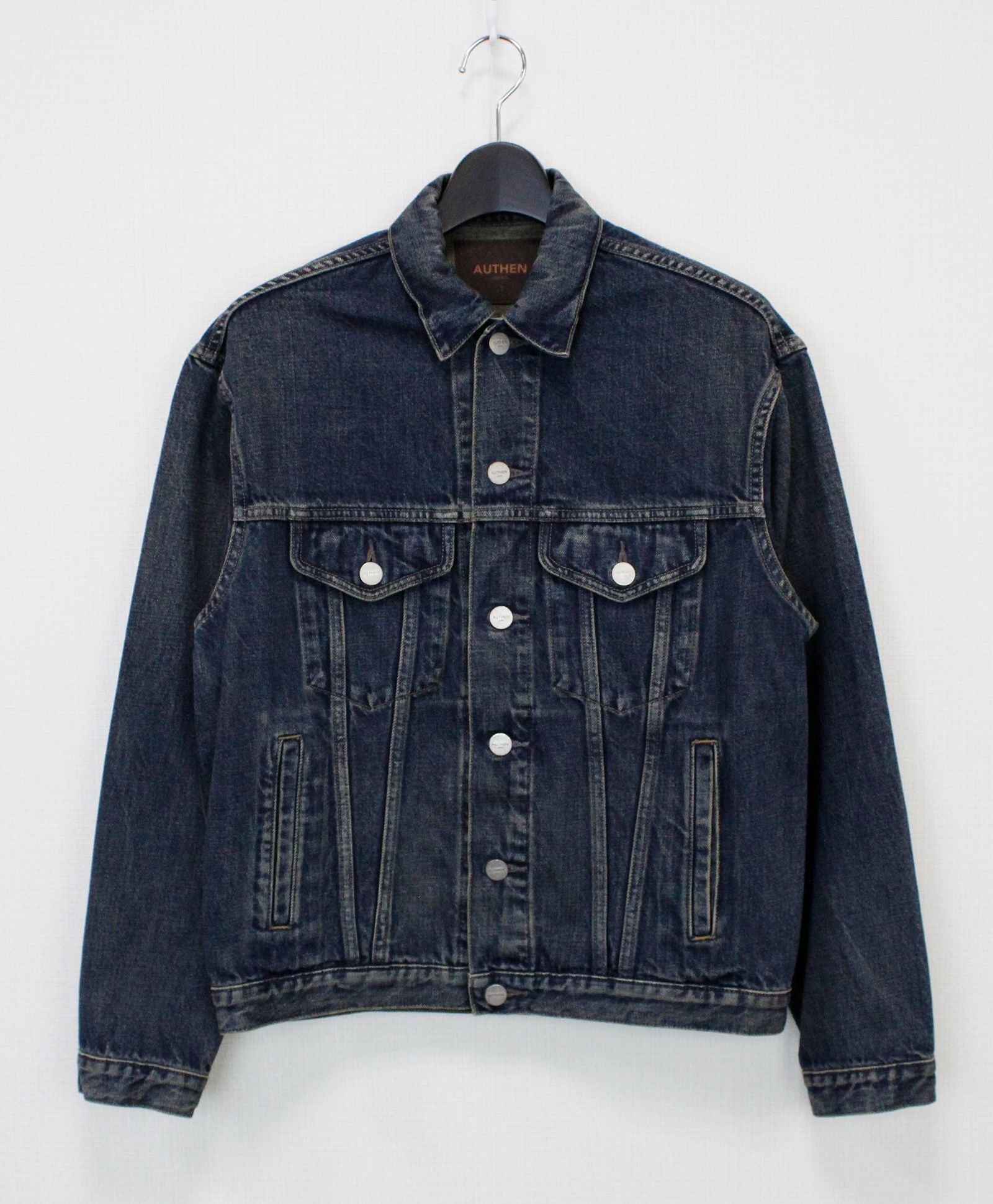 "ターク" トラッカージャケット / "TURK" TRUCKER JACKET  / DARK USED [AUT-095-059]