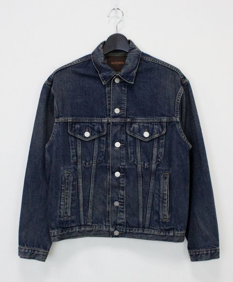 "ターク" トラッカージャケット / "TURK" TRUCKER JACKET  / DARK USED [AUT-095-059]
