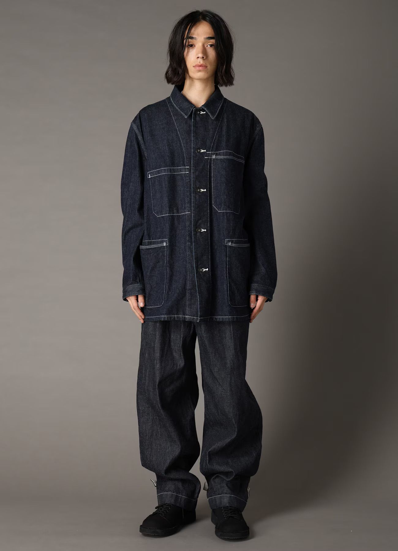 Ground Y×EDWIN 11oz INDIGO DENIM COVERALL  / デニムカバーオール / INDIGO [GX-Y01-006-1]