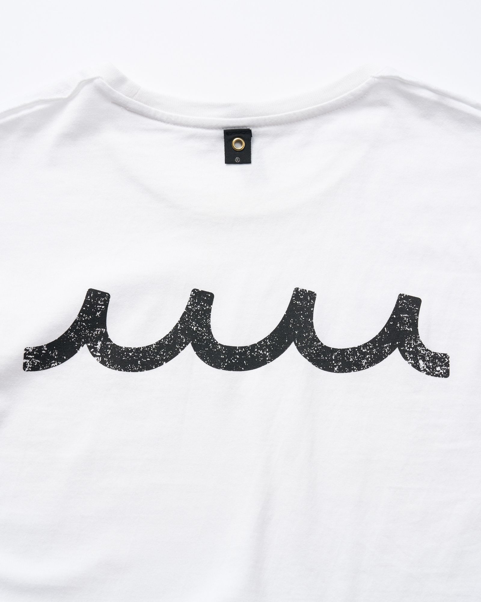 ☆先行予約☆ muta × wjk  / カットオフ クルーネックロングスリーブカットソー / cut-off crew-neck L/S(printed) / WHITE [708 mw03j]