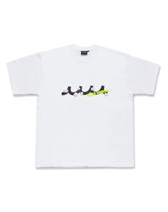 FLOWER WAVE Tシャツ / ホワイト[MMBG-434793]⭐︎