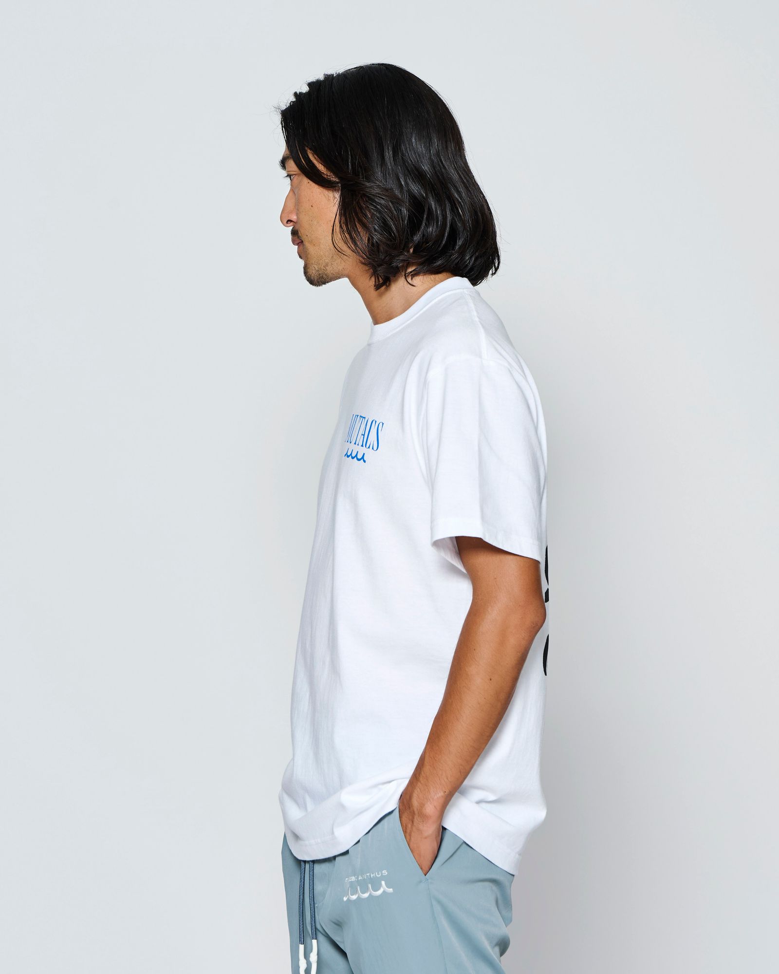 ☆先行予約☆muta MARINE × ACANTHUS  / サーフマンTシャツ /  Surf Man Tee / WHITE【MA2719】