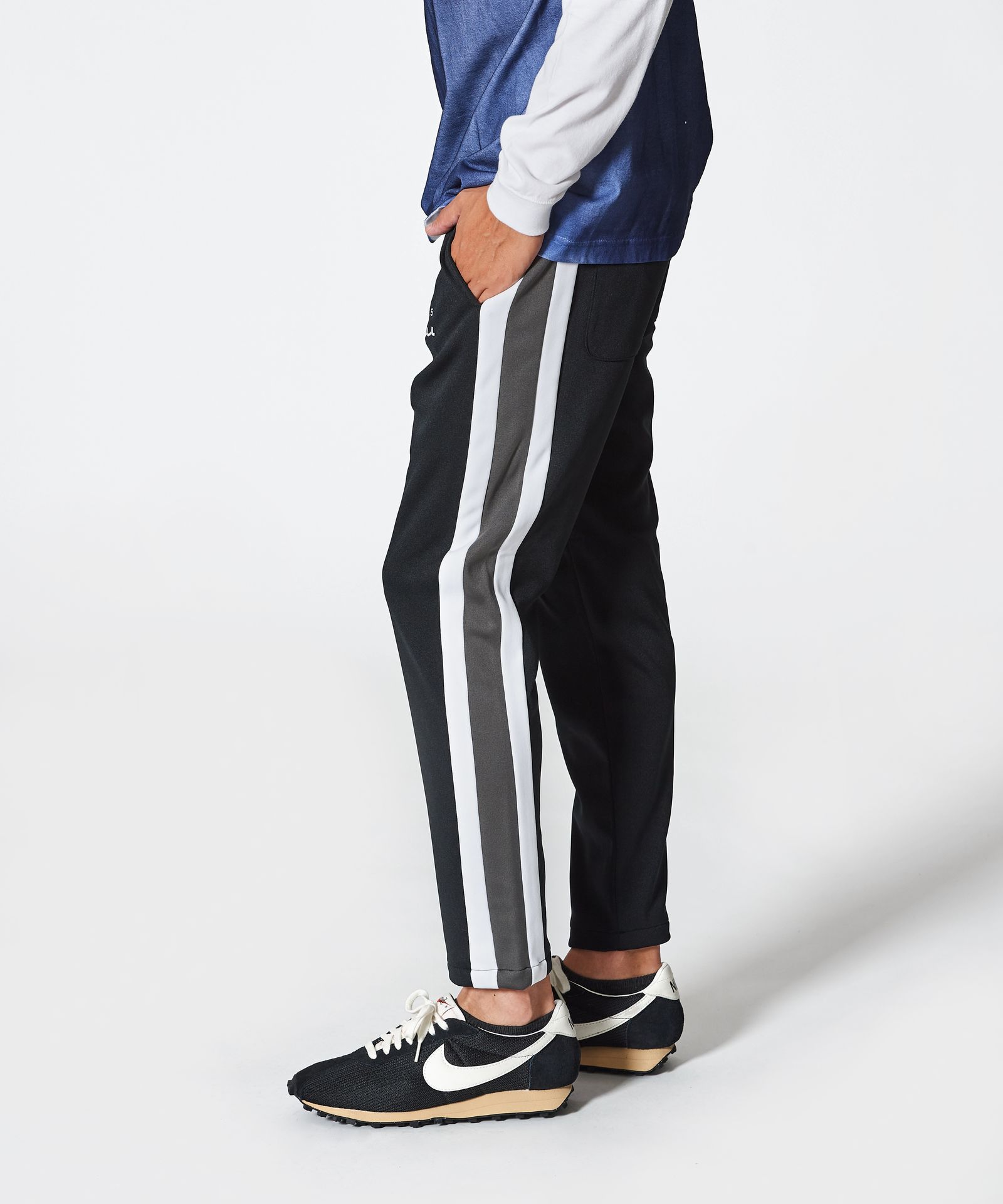 ACANTHUS × muta MARINE / muta Track Pants / トラックパンツ / BLACK 【MA2406】