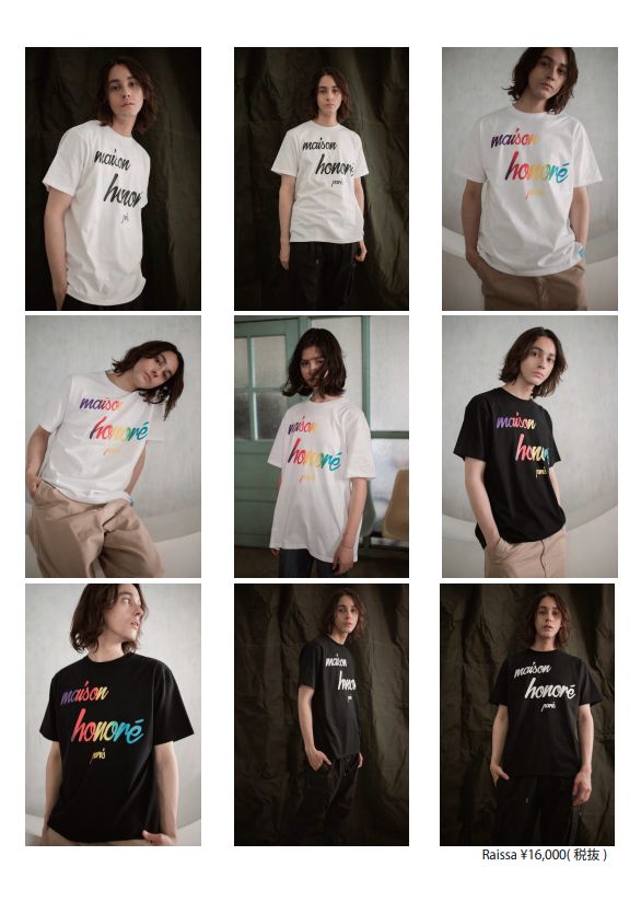 Tシャツ / Raissa / Black Rainbow