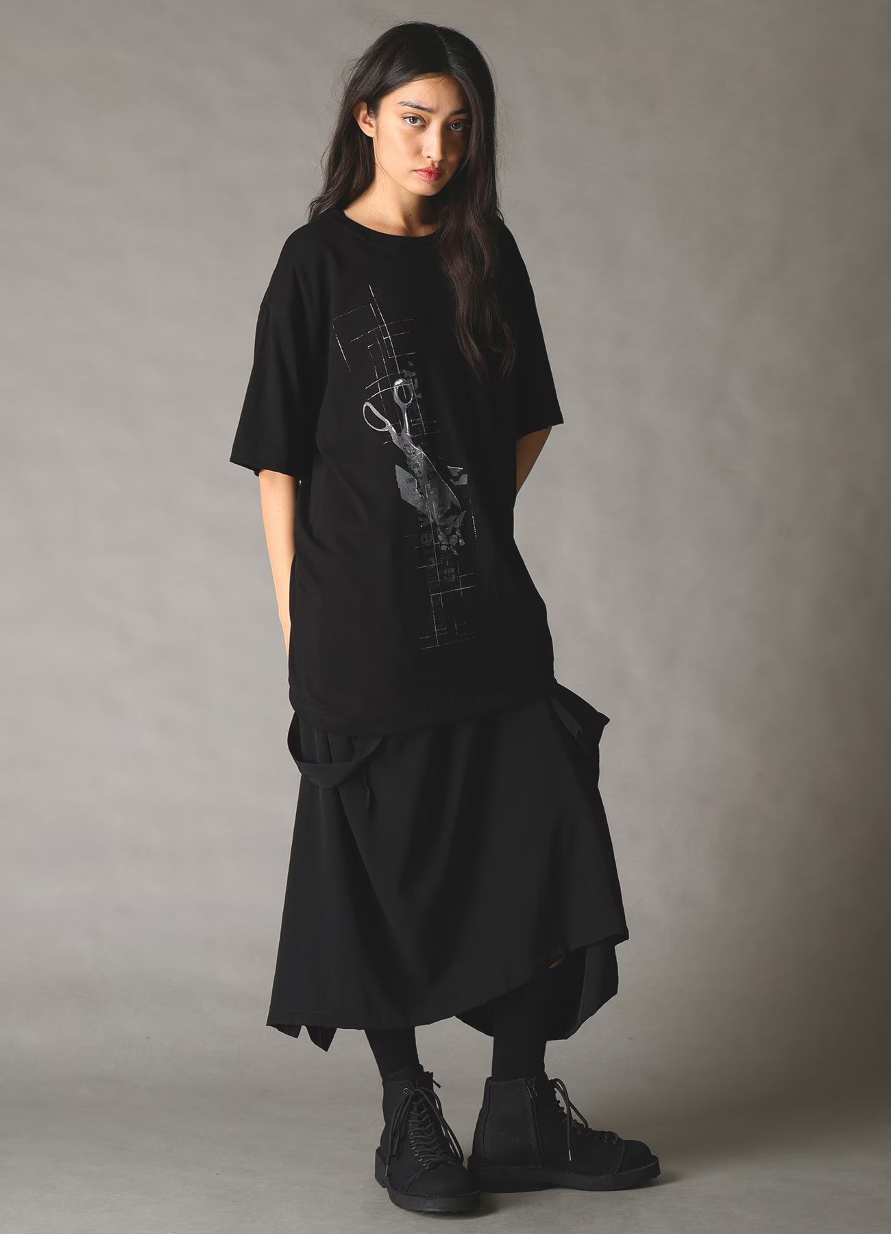 JERSEY T-SHIRT / BLACK [GK-T72-070-2]