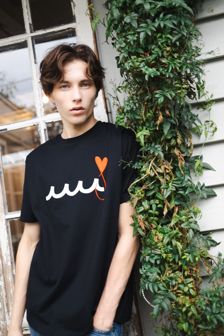 MAISON HONORE PARIS×MUTA MARINE / Tシャツ / Tiphanie &  Vague(ティファニー＆ヴァーグ) / ブラック