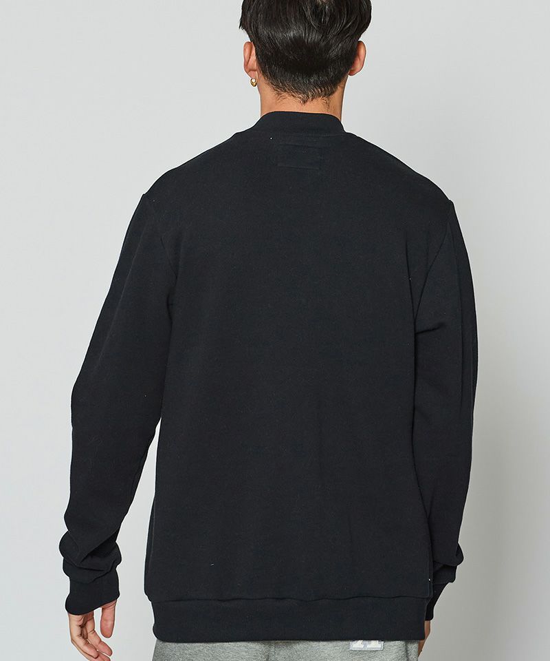 ACANTHUS x muta MARINE / muta Mockneck Sweatshirt / スウェット / BLACK / MA2430