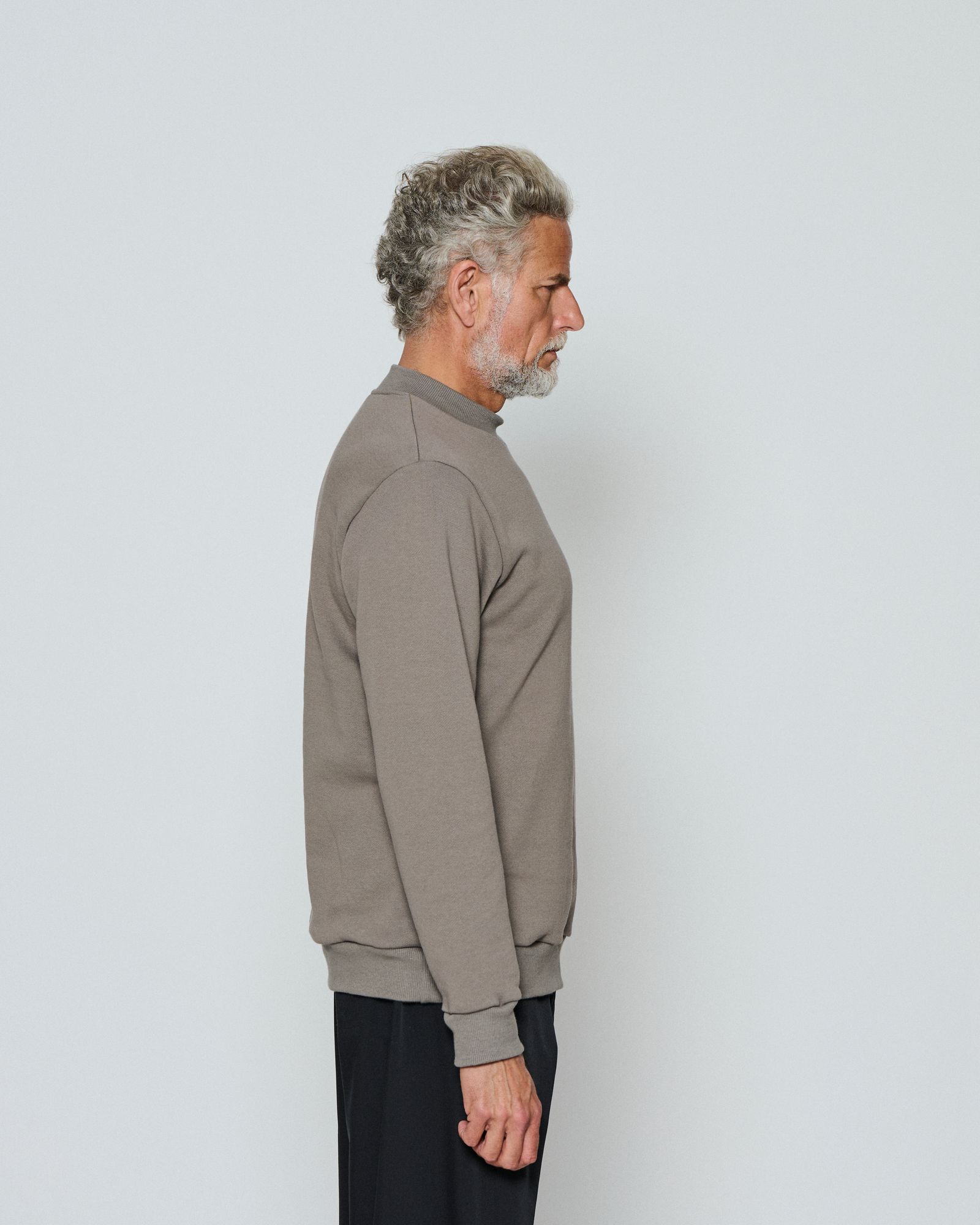 ☆先行予約☆  モックネックスウェット / Mockneck Sweatshirts / CHARCOAL 【HJ2603】