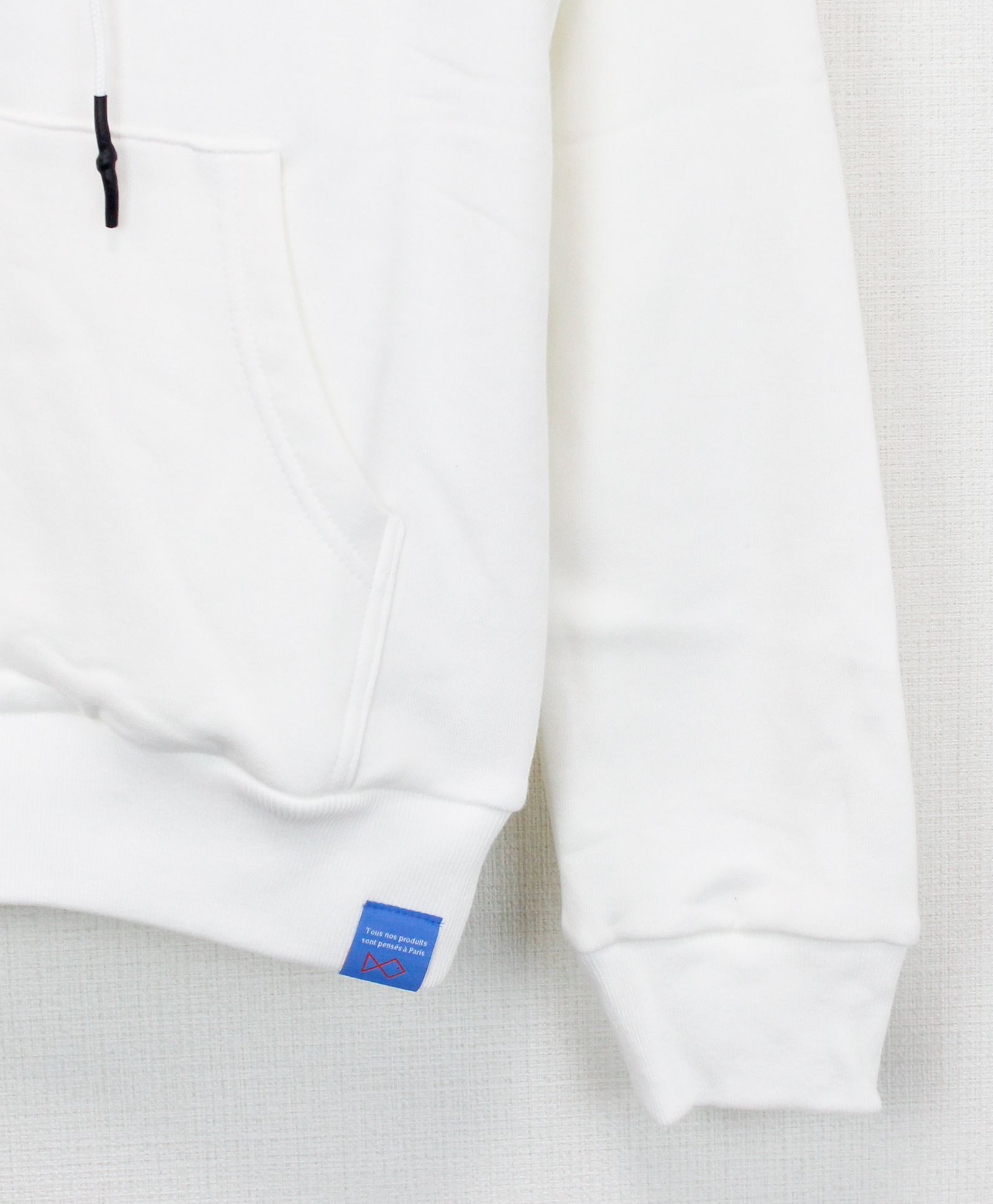 プルオーバーパーカー / Tiphanie Hoodie / White x Royal Blue