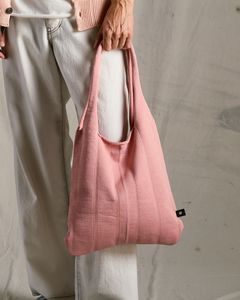 ☆先行予約☆ wjk  / ストライプニットバッグ / stripe knit bag / pink【8005 kw86k】