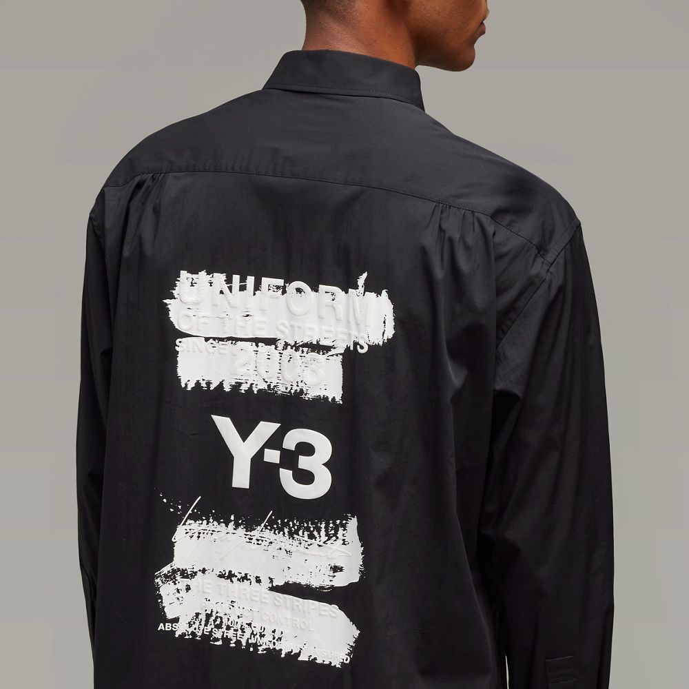 Y-3 - グラフィック ロゴ シャツ / U GFX LOGO SHIR / BLACK