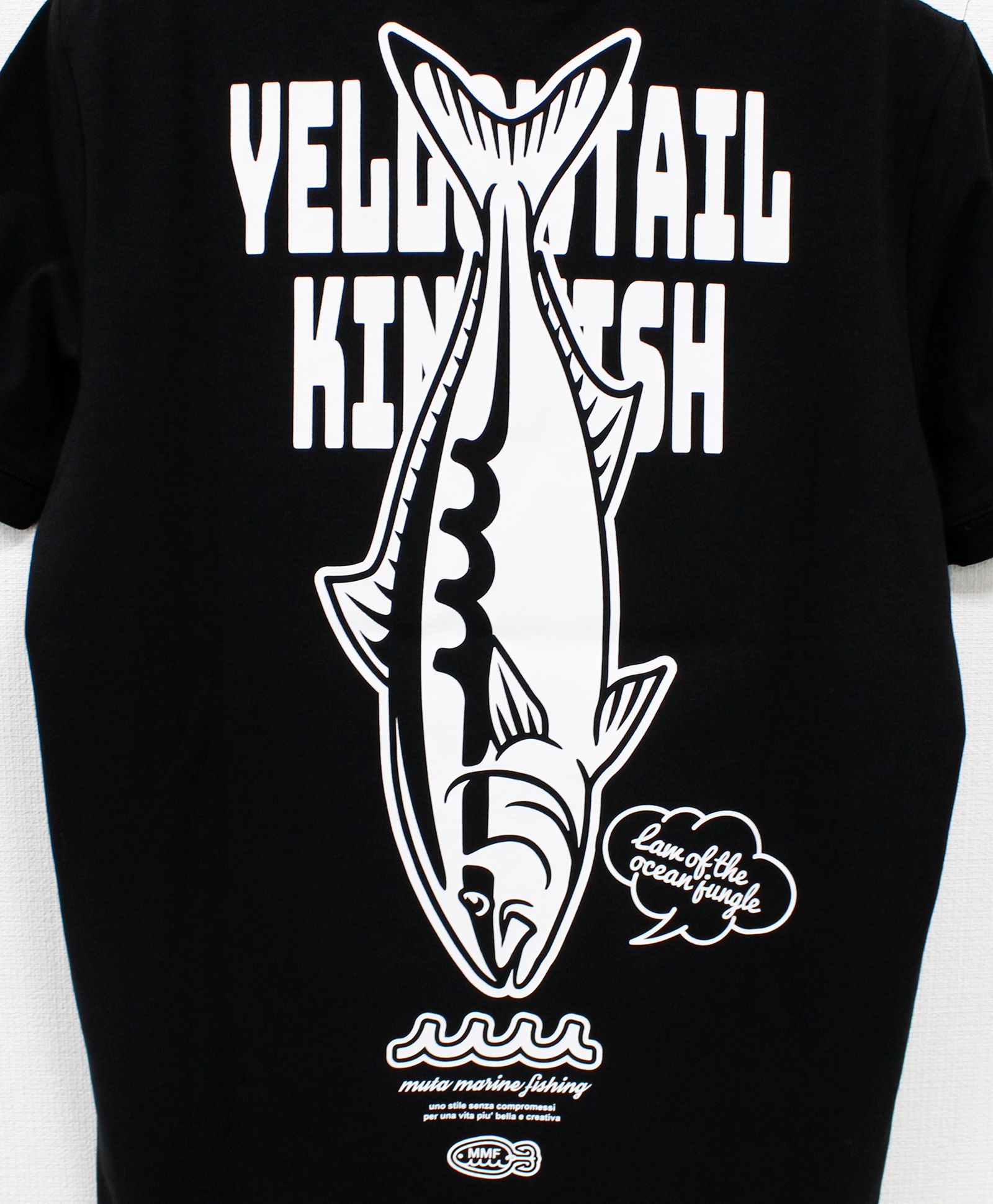 Yellowtail Kingfish(ヒラマサ) Tシャツ / ブラック [MFMP-434358] - 0(WF)