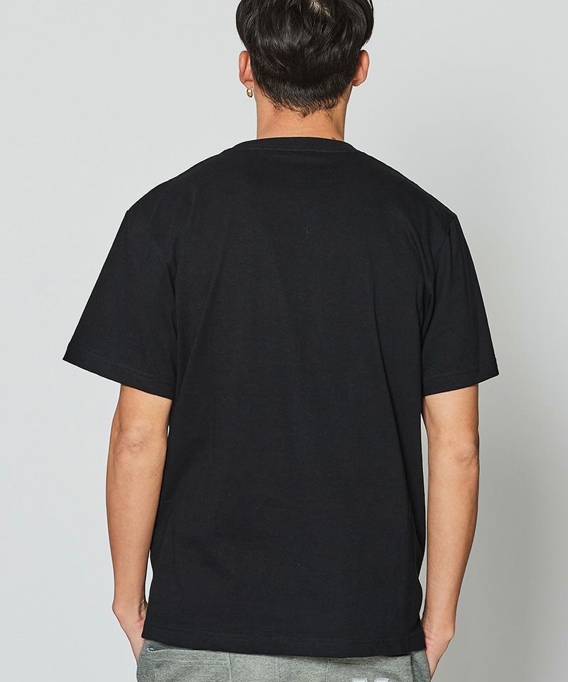 ACANTHUS x muta MARINE / muta Wave Line Pocket Tee / Tシャツ / BLACK / MA2436