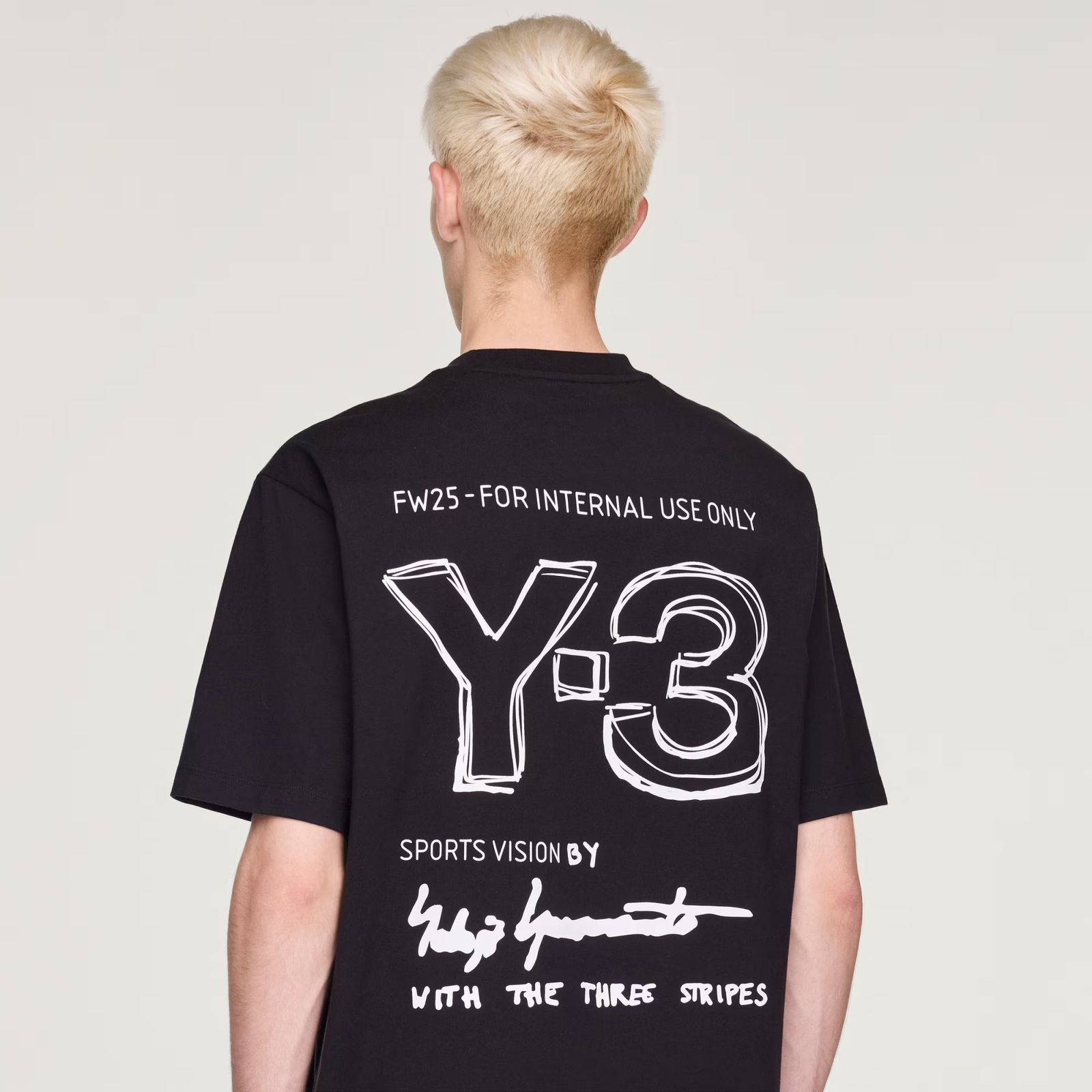 Y-3 - ショートスリーブTシャツ / Y-3 SHORT SLEEVE TEE / BLACK