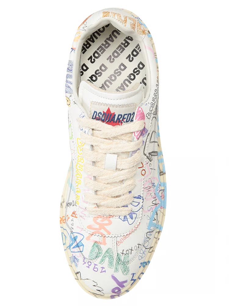 レザー ロゴプリント ローカットスニーカー  / RIDER   / マルチカラー【SNM0451 01504836 M37】