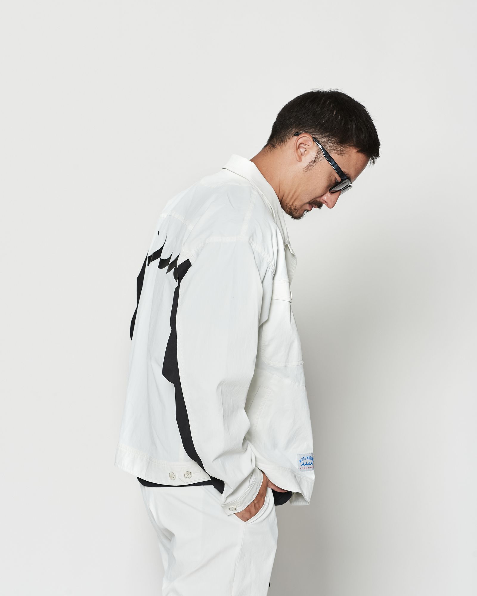 ☆先行予約☆muta MARINE × ACANTHUS  / トラッカージャケット / Trucker Jacket / WHITE【MA2601】