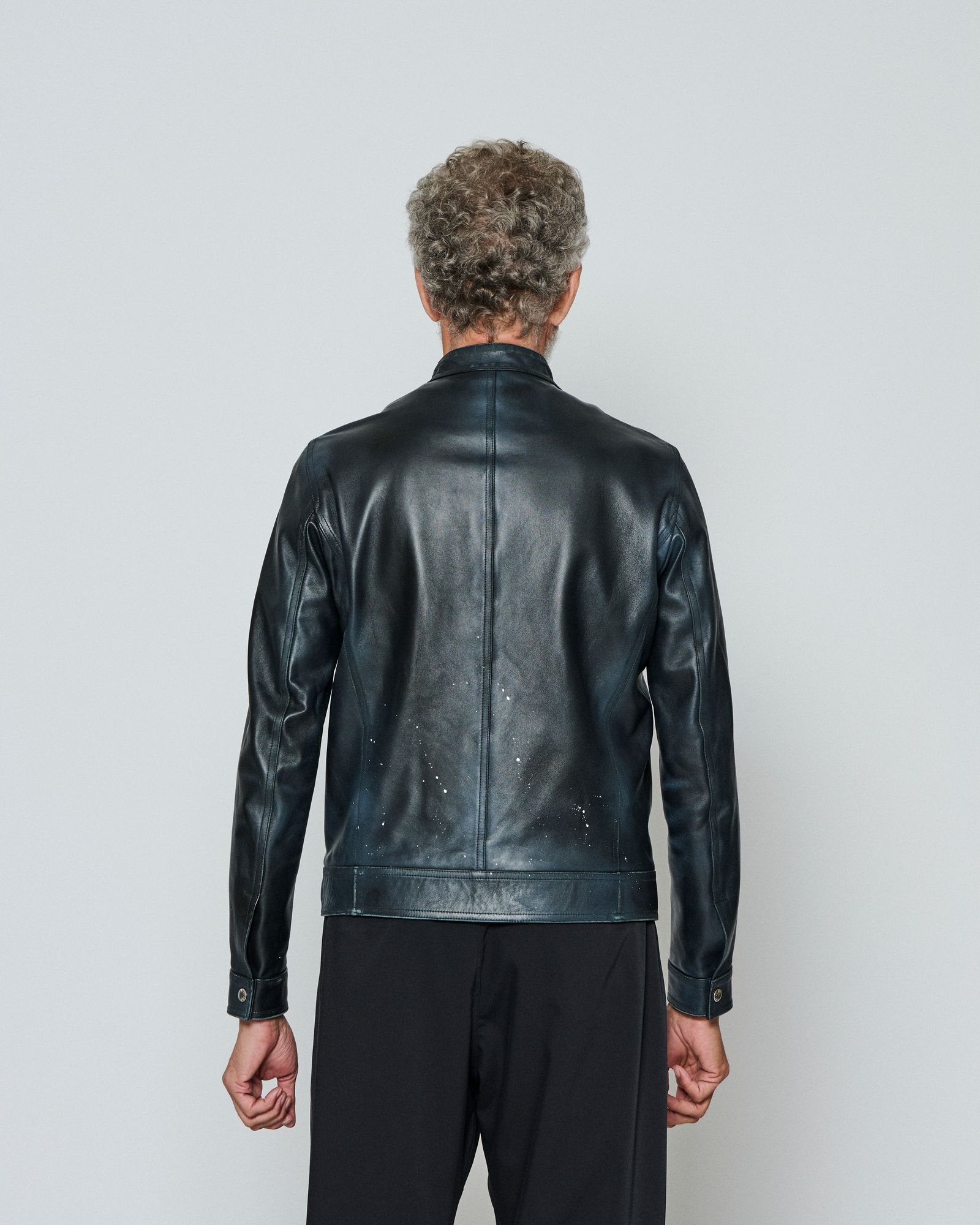 ☆先行予約販売☆ Emmeti x ACANTHUS レザージャケット /   "JURI"  Aged Edition  / BLACK 【LM2601】