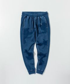 カモ柄ジョグデニムパンツ / インディゴ【USB-26060】