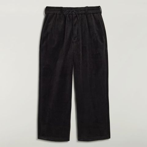 ベルベット コーデュロイ トラック パンツ /   Y-3 VELVET CORDUROY TRACK PANTS / BLACK [KY1374-APPA26]