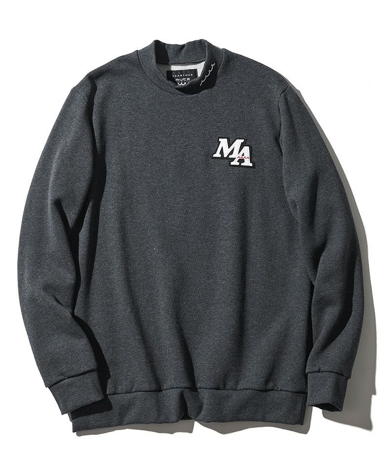 ACANTHUS x muta MARINE / muta Mockneck Sweatshirt / スウェット / CHARCOAL / MA2430