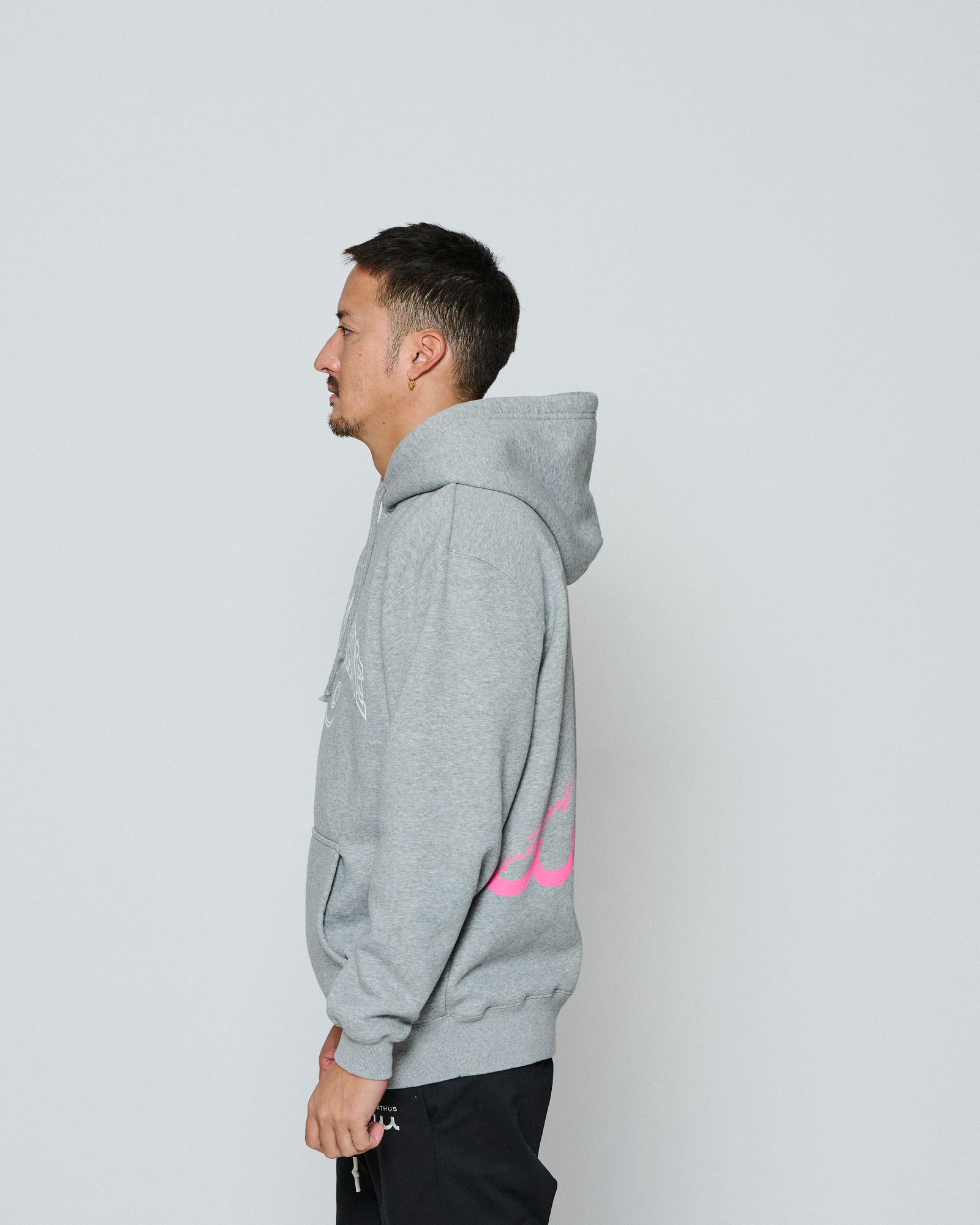 ☆先行予約☆ muta MARINE × ACANTHUS / テストプリントフーディー /パーカー / Test Print Hooded Sweatshirt / GREY 【MA2656】