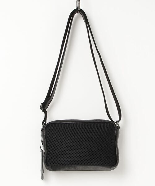 DECADE - Oiled Cow Leather Mini Shoulder Bag / オイルドカウレザー・ミニショルダーバッグ / BLACK  [DCD-01438] | femt