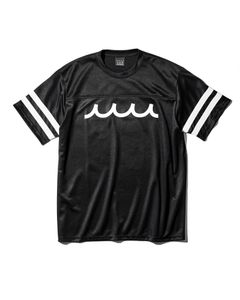ACANTHUS x muta MARINE / muta Football Tee / フットボールTシャツ / BLACK / MA2411