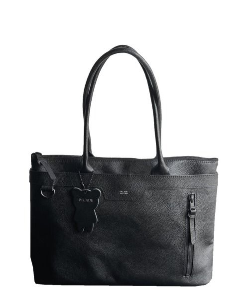 ウォータープルーフレザービジトートバッグ / Water Proof Cow Lether Tote Bag / B-BK [DCD-01511]