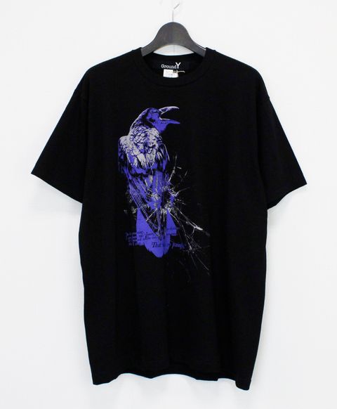 JERSEY CROW T-SHIRT / BLACK [GK-T76-070-2]