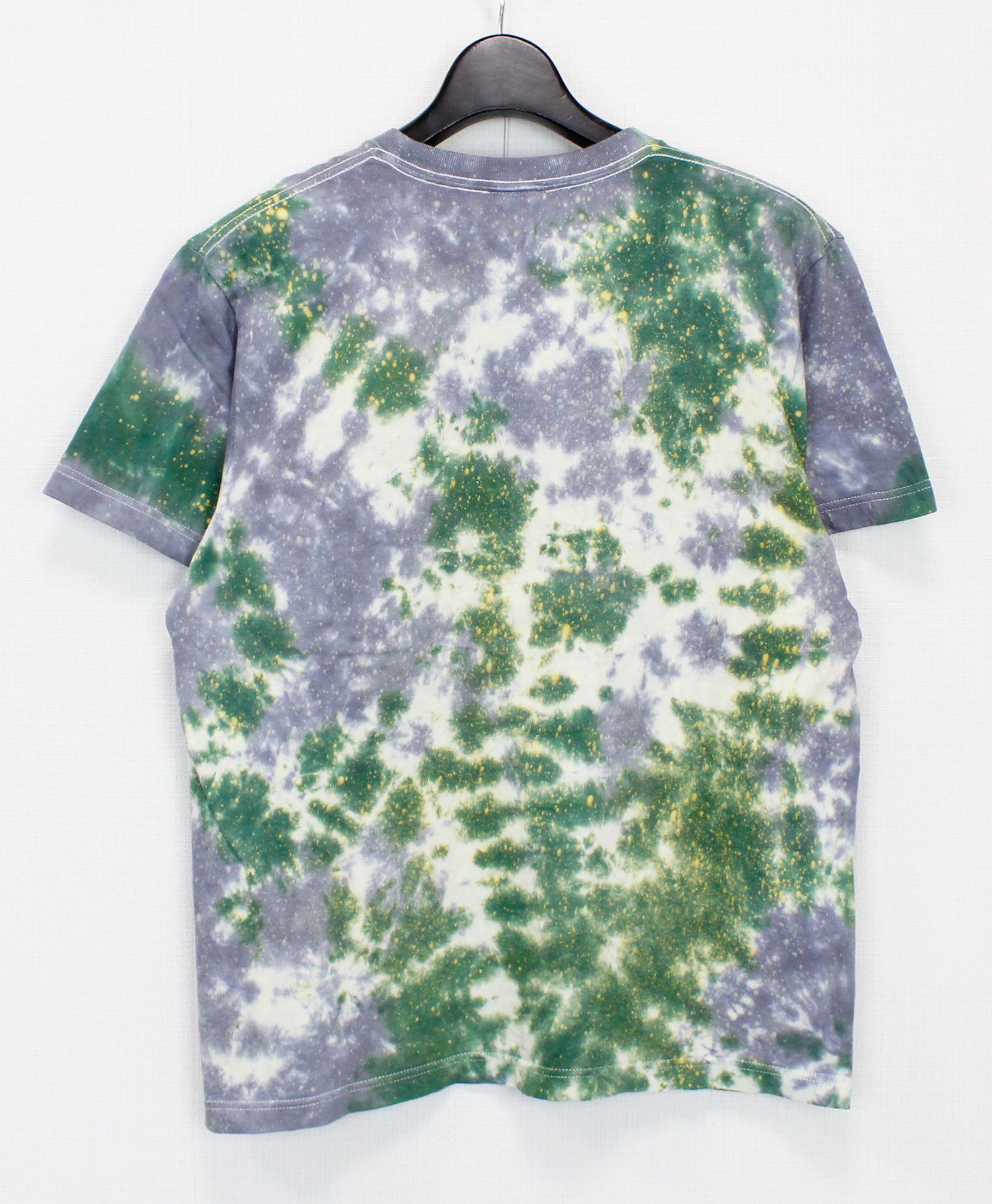 femt LIMITED / ACANTHUS × muta MARINE / muta Bleach Tie-dye sweet Logo Tee / ブリーチタイダイTシャツ / GREY 【MA2581】