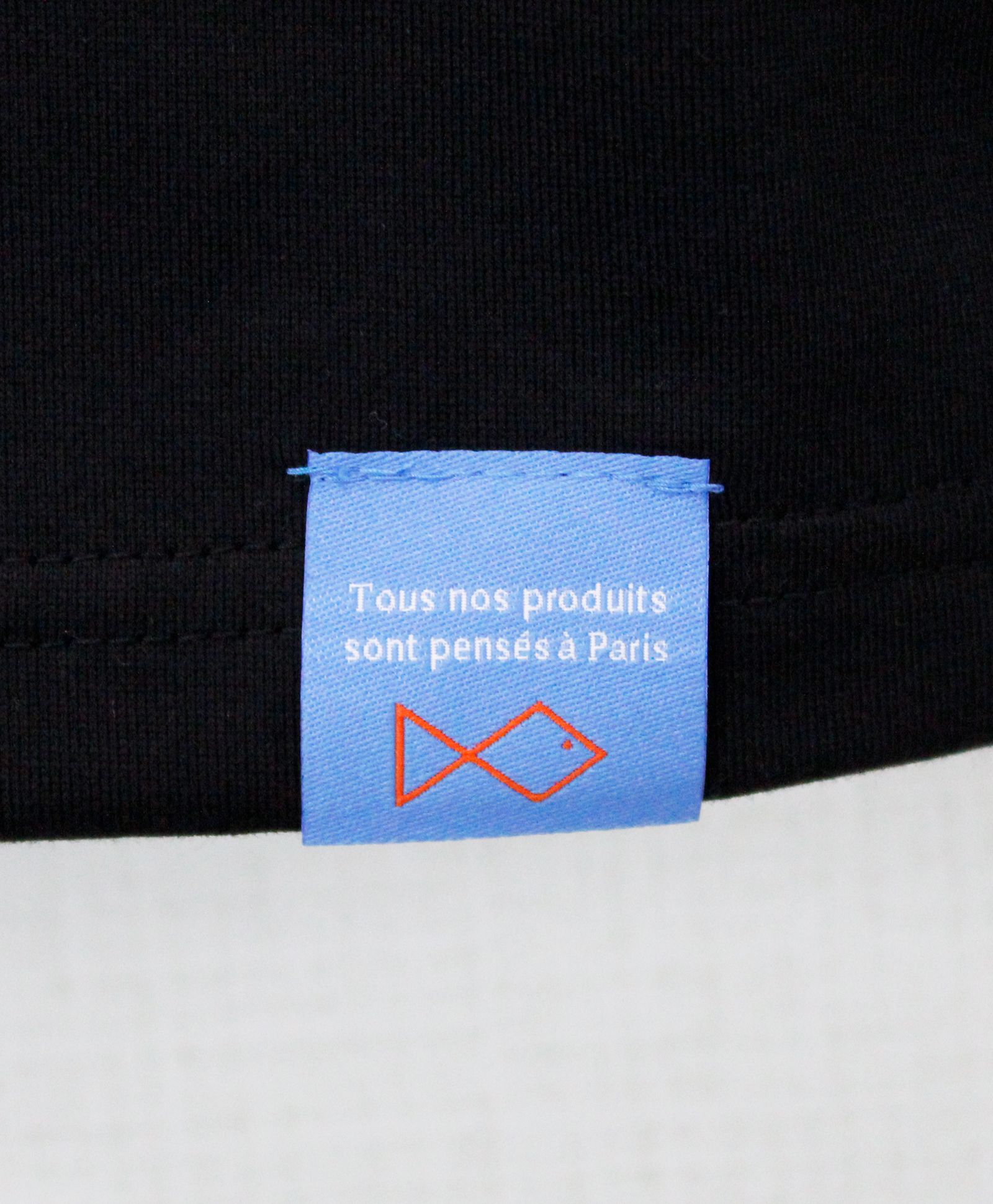 ロングスリーブTシャツ / Tiphanie Big Logo / BLACK x BLUE