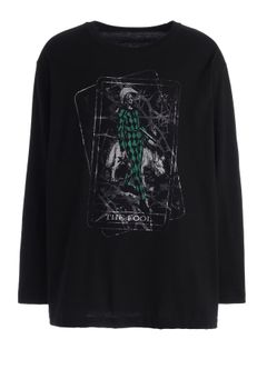 JERSEY THE FOOL T-SHIRT / BLACK  [GW-T75-070-2]