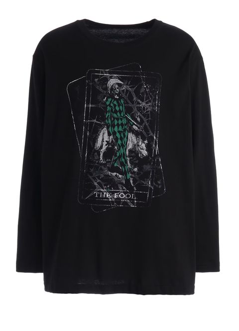 JERSEY THE FOOL T-SHIRT / BLACK  [GW-T75-070-2]