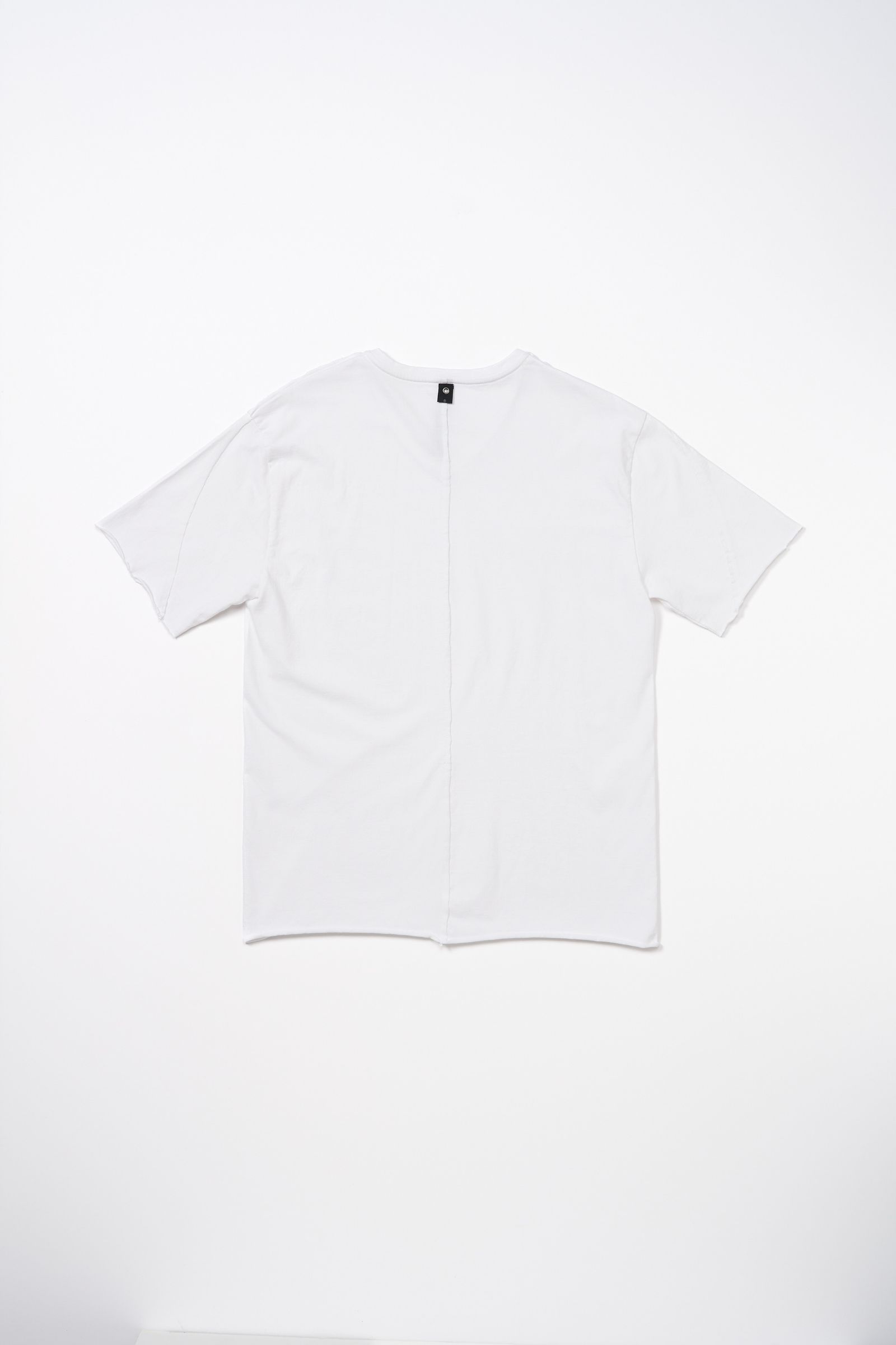 ☆先行予約☆ wjk  / カットオフVネック半袖Tシャツ / cut-off V-neck S/S / white【7002 js01k】