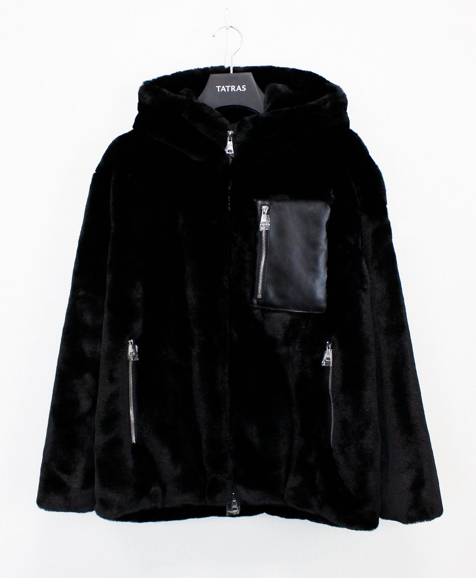 フード付き ボアブルゾン / MASCALI /  マスカリ / BLACK [MJXA0201033588]