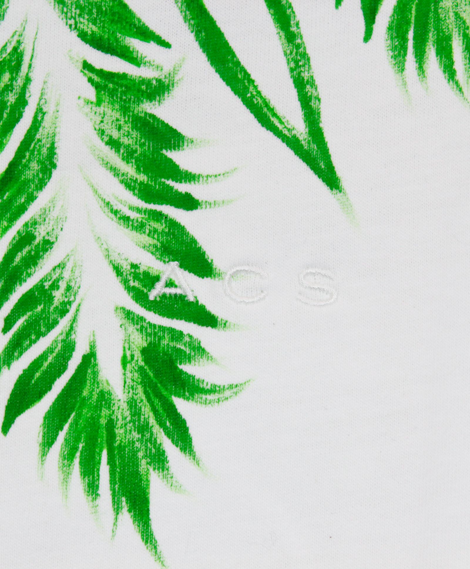 フェザーペイント Tシャツ / Feather Paint Loose Tee / WHITE