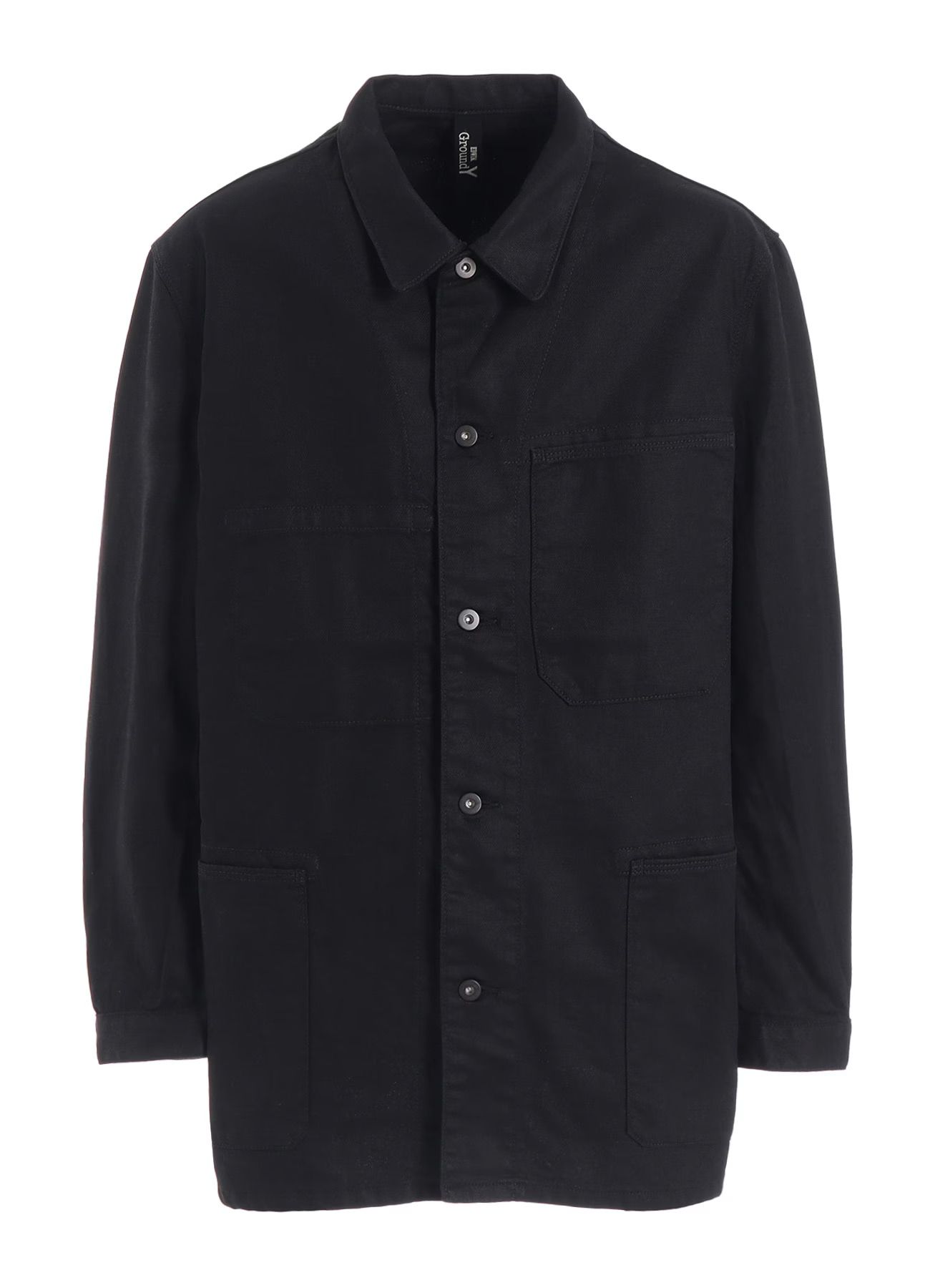 Ground Y×EDWIN 9oz BLACK TWILL COVERALL  / ブラックツイルカバーオール / BLACK [GX-Y01-007-1]