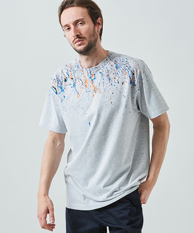 ACANTHUS(アカンサス) スプラッシュTシャツ / Splash Tee / ASH GREY