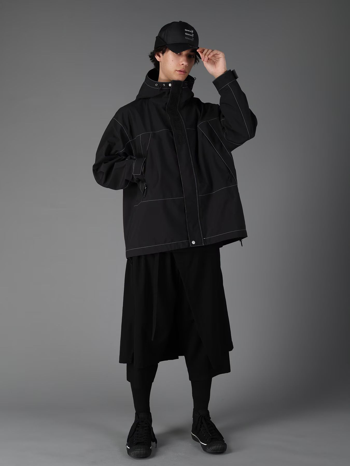 Ground Y × NEW ERA 39THIRTY FD /  ブラック [GW-H51-990-1]