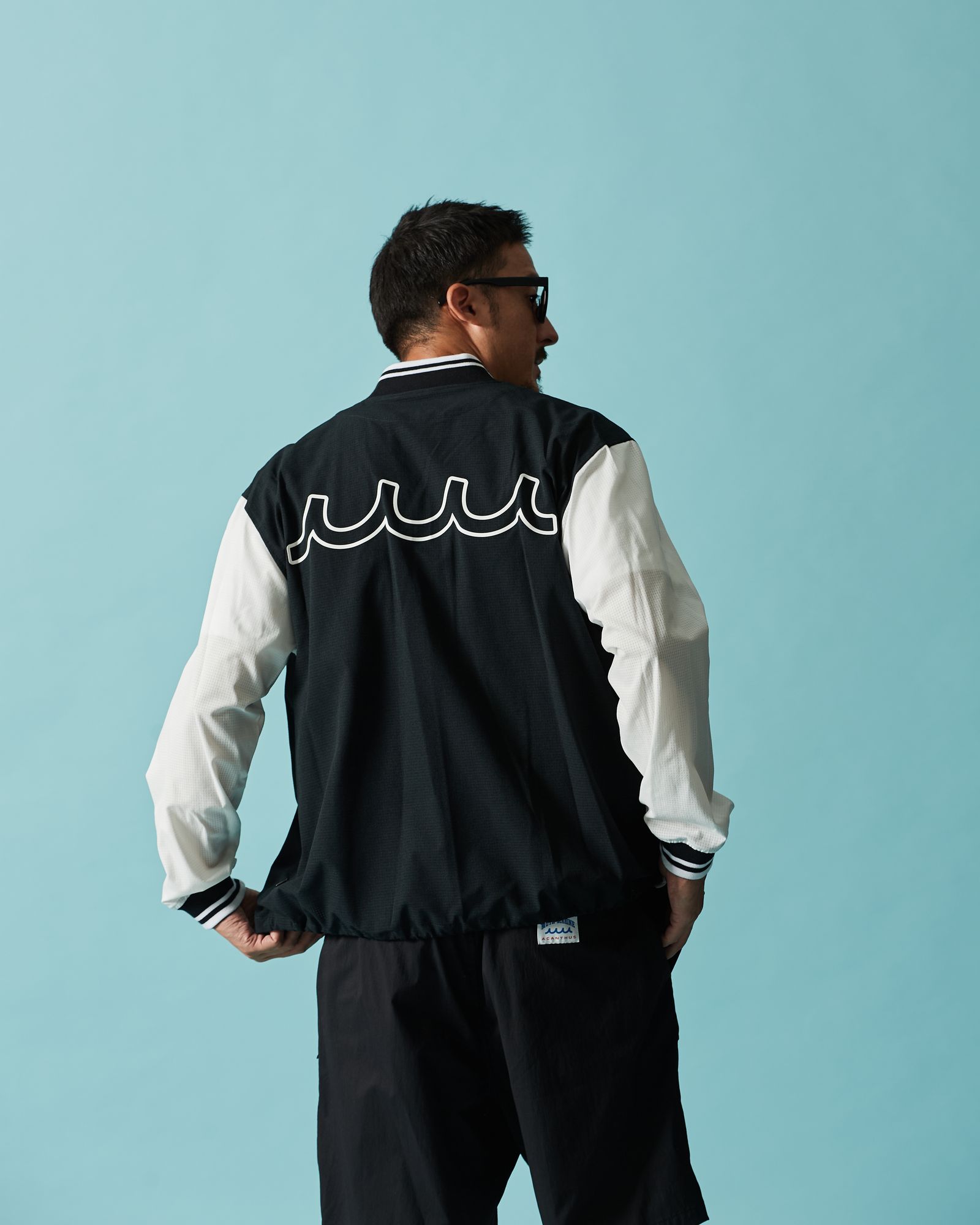 ☆先行予約☆muta MARINE × ACANTHUS  / Dot Air®ベンチレーションジャケット / Dot Air® Ventilation Jacket / BLACK WHITE【MA2603】