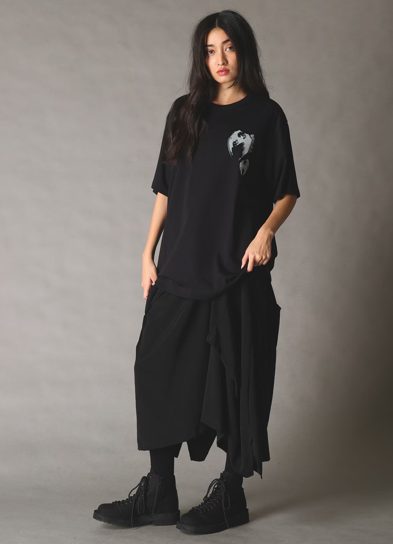 BAT T-SHIRT A / BLACK [GQ-T04-071-1]