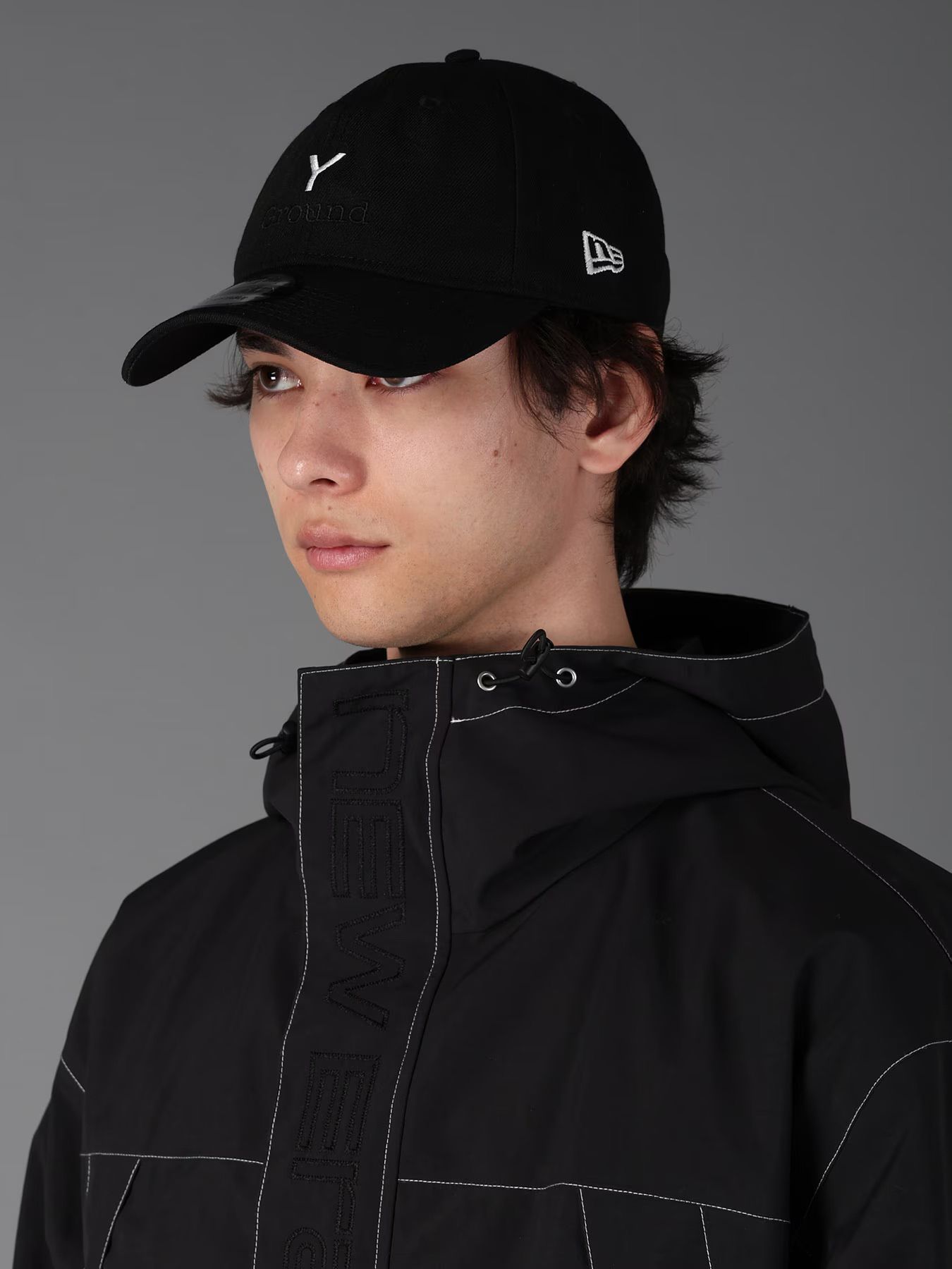 Ground Y × NEW ERA 9THIRTY/  ブラック [GW-H50-090-1]