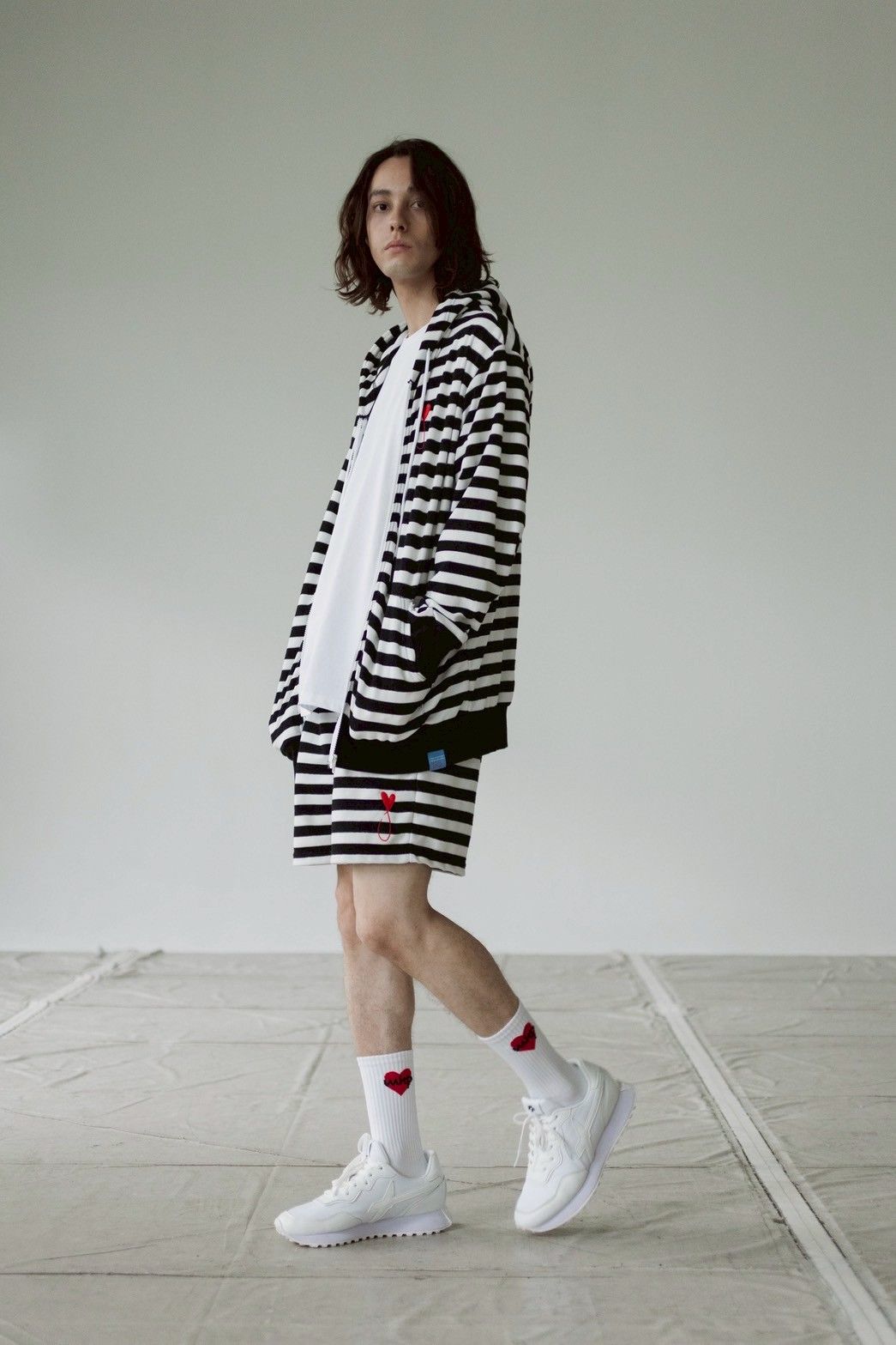 パイルジップパーカー / Pile Zip Hoodie / BORDER
