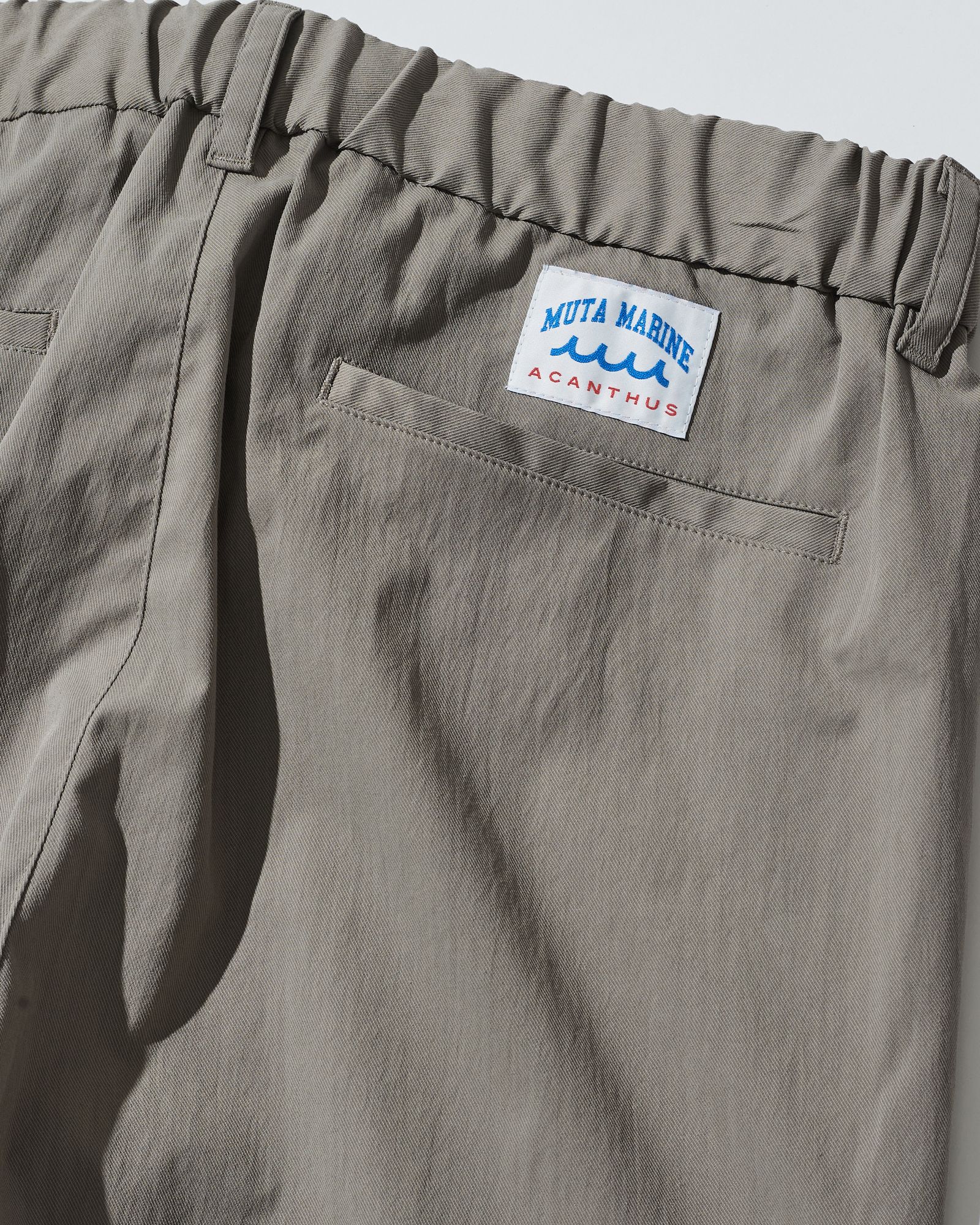 ☆先行予約☆muta MARINE × ACANTHUS  / ベンチレーションパンツ /  Ventilation Pants / GREY【MA2602】