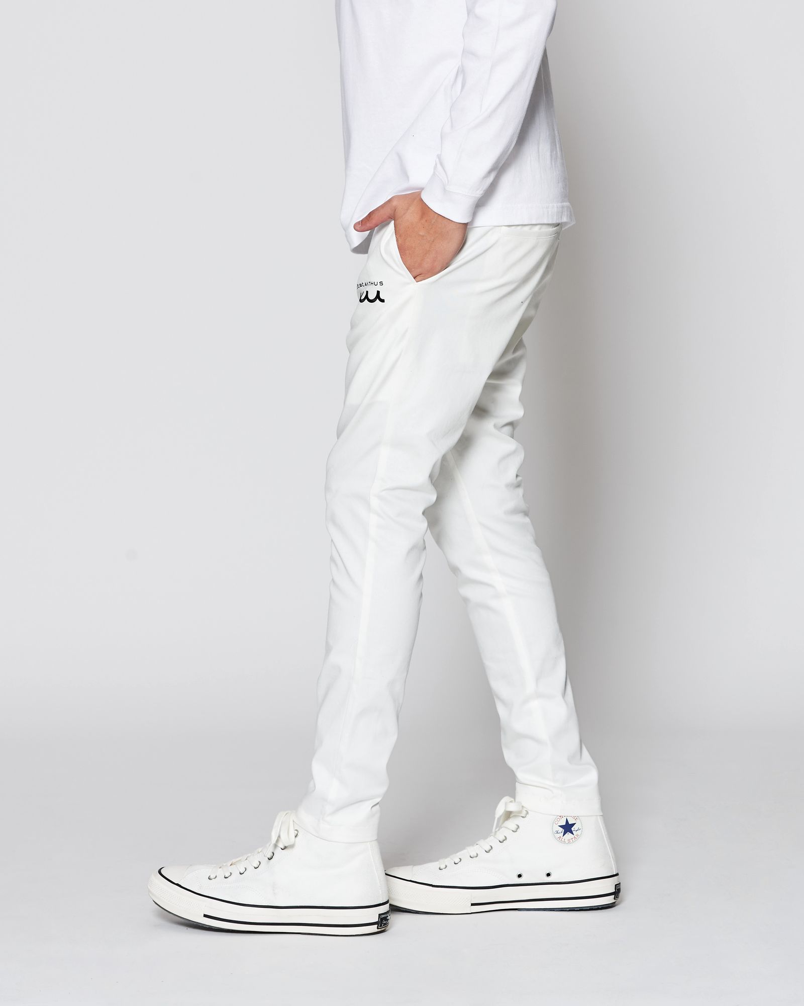 ACANTHUS × muta MARINE / muta Easy Tight Pants / イージータイトパンツ / WHITE 【MA2534】