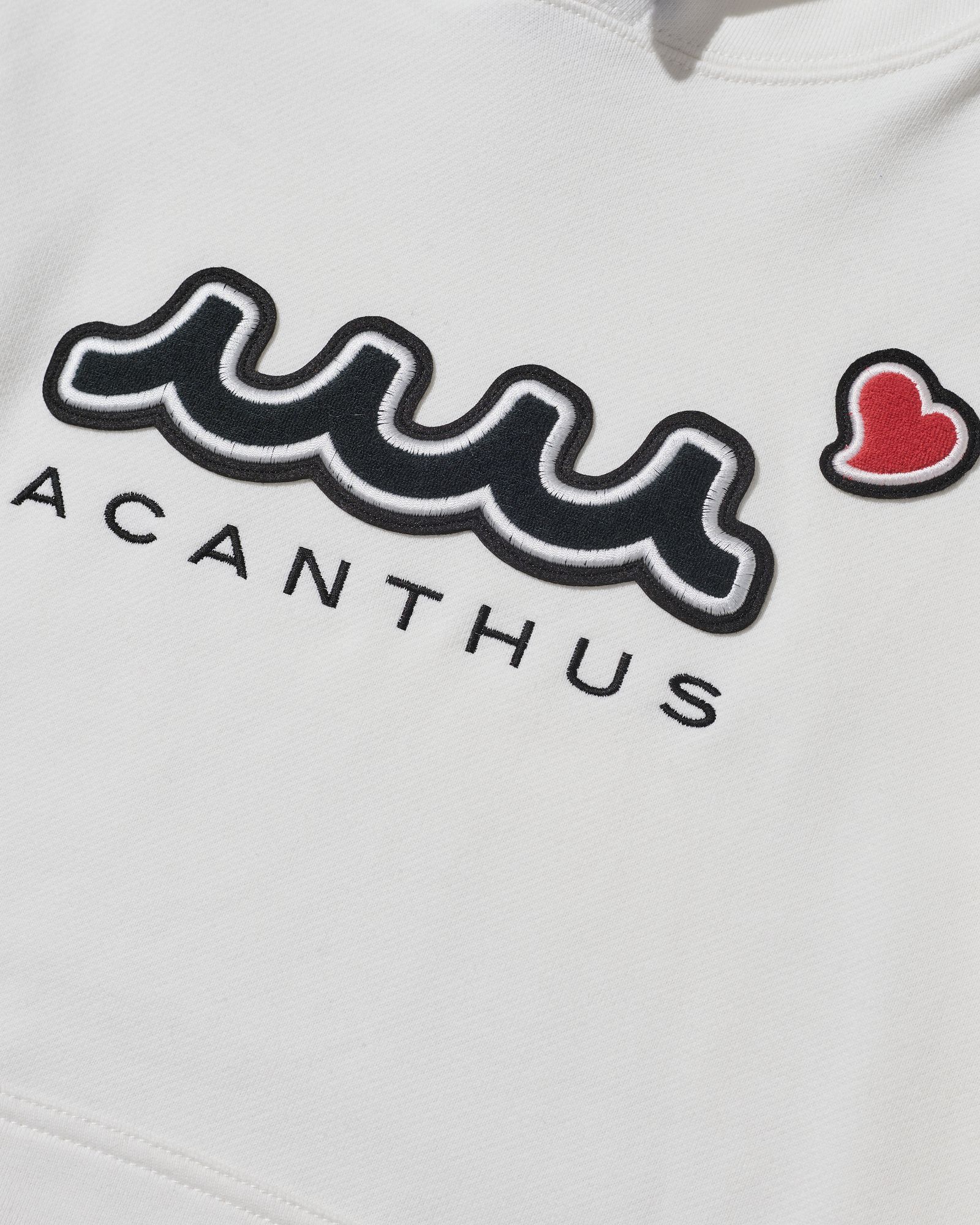 ☆先行予約☆ muta MARINE × ACANTHUS / スイートエクストラロゴフーディー / パーカー / Sweet Extra Logo Hoodie / WHITE 【MA2697】