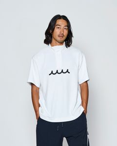☆先行予約☆muta MARINE × ACANTHUS  / スタンドカラーS/Sトップ /  Stand Collor S/S Top / WHITE【MA2709】