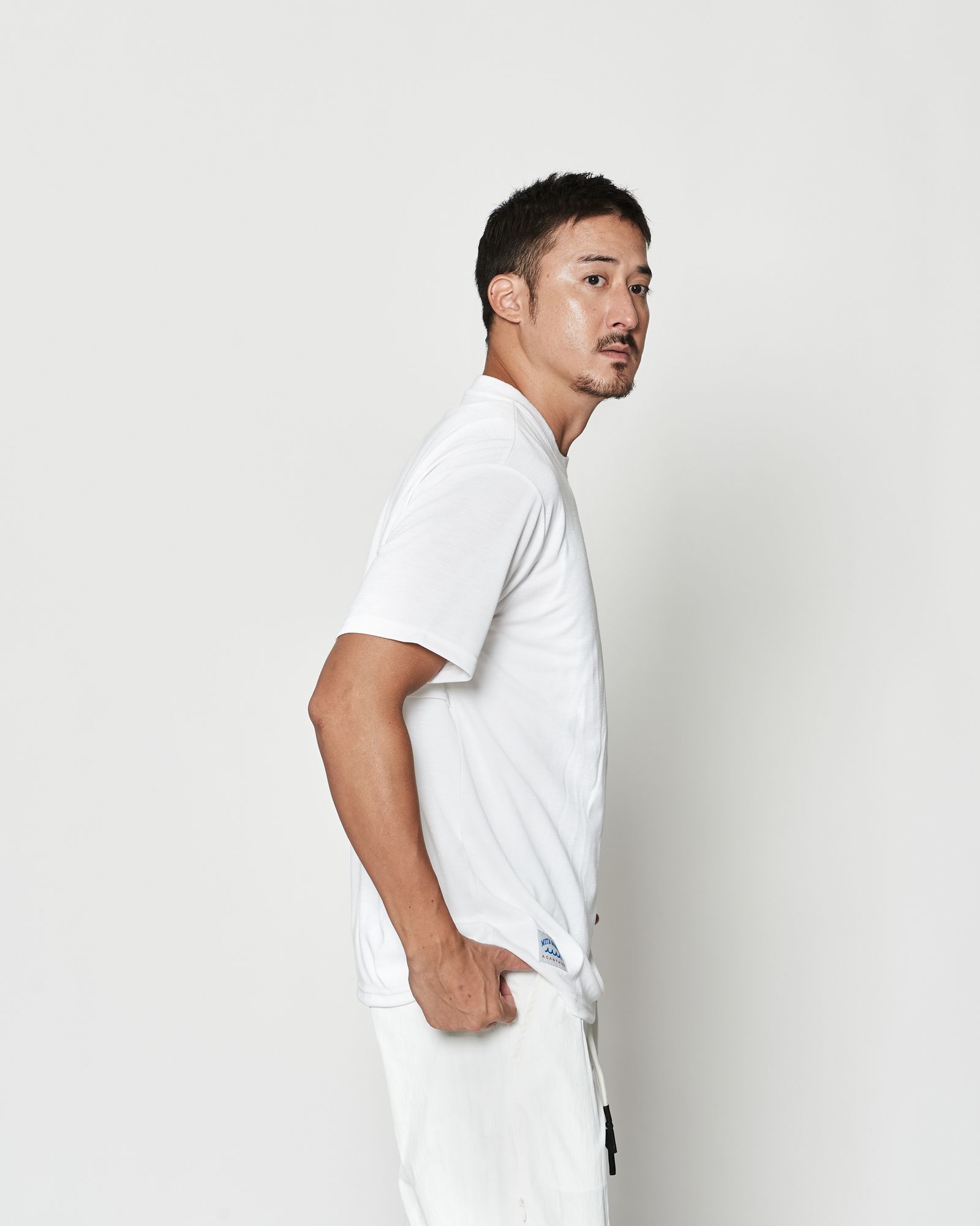 ☆先行予約☆muta MARINE × ACANTHUS  / ベンチレーションTシャツ  /  Ventilation Tee / WHITE【MA2617】