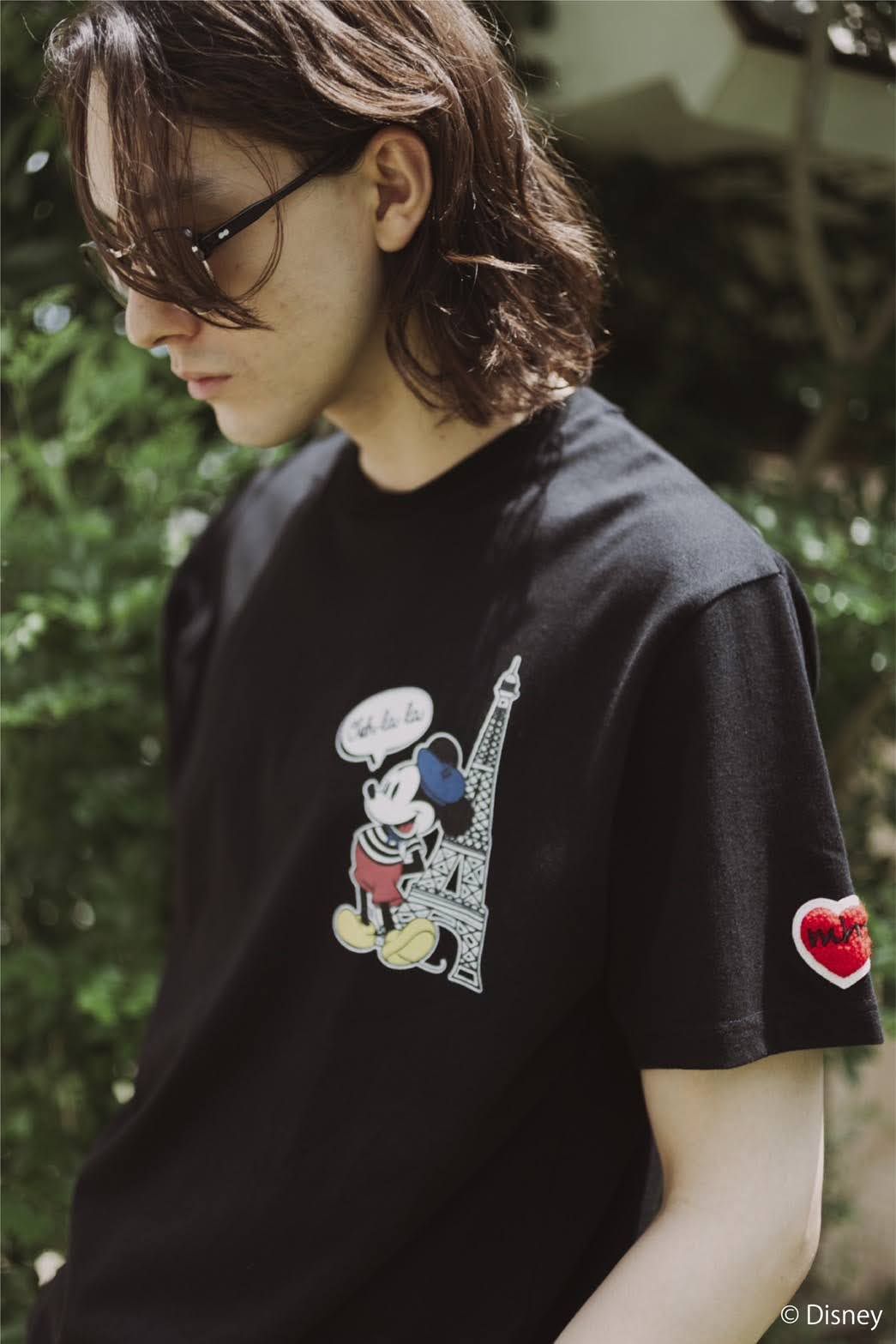 Limited design T-shirt 02 / Mickey / BLACK