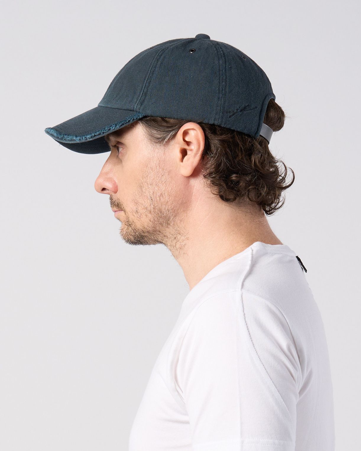 ☆先行予約☆ wjk  / ストライプニットビーニー / コットンリネンヘリンボーンエイジングベースボールキャップ / cotton linen herringbone aging B.B.cap / fade charcoal 【8007 cl29k】